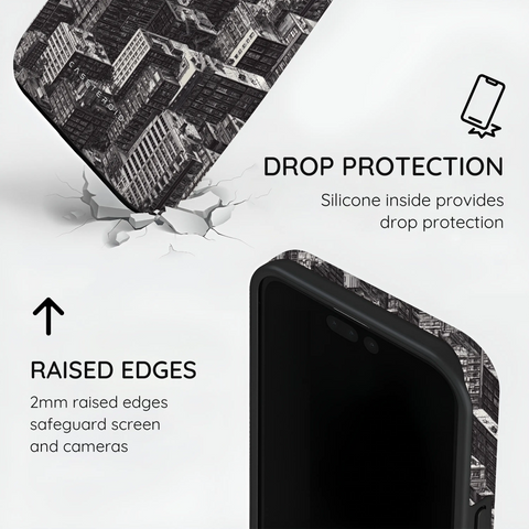 Metropolis Ink - iPhone 15 Pro Case
