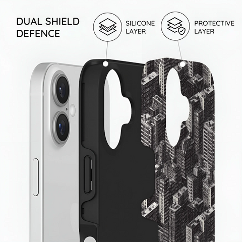 Metropolis Ink - iPhone 16 Case