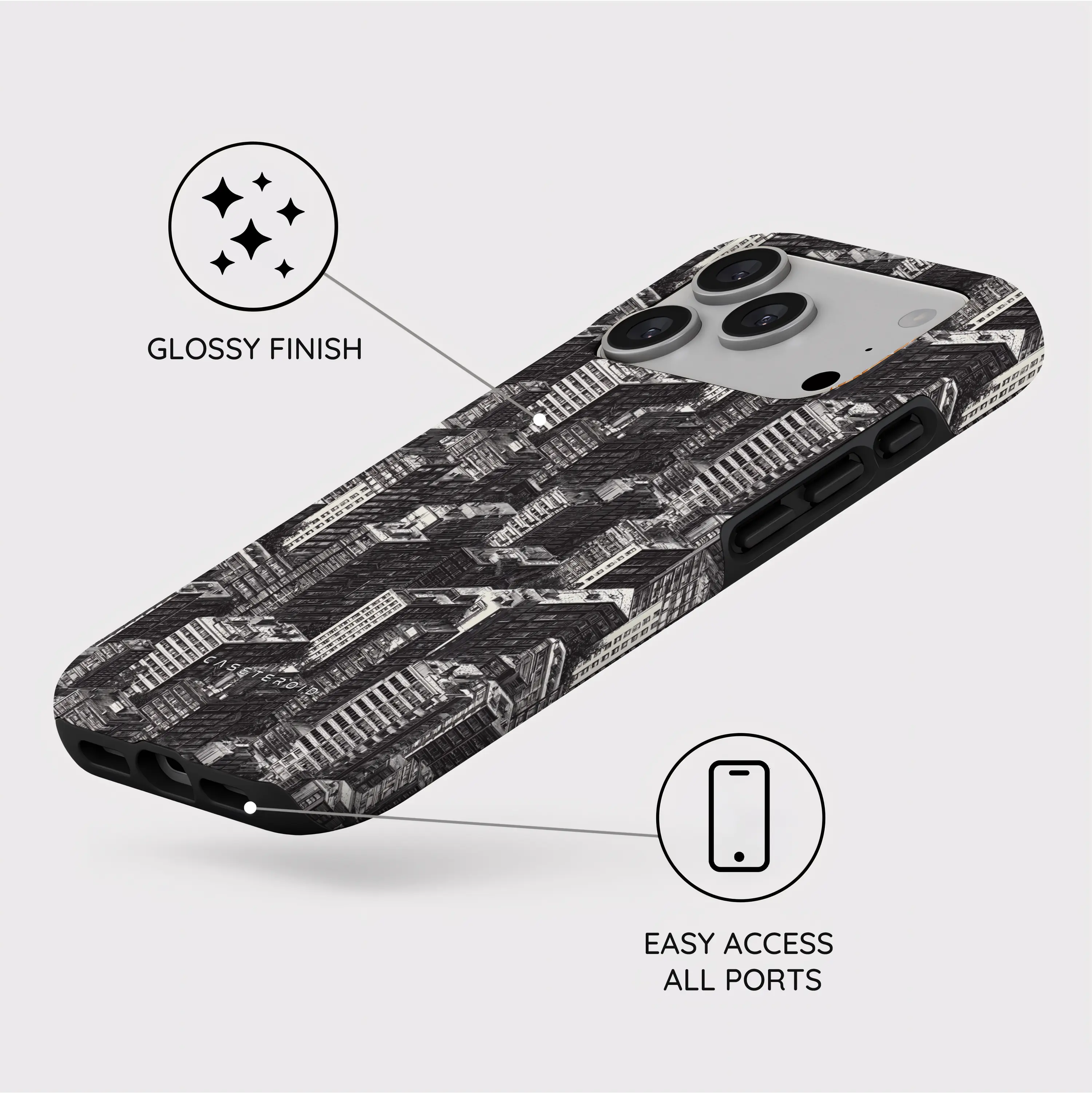 Metropolis Ink - iPhone 17 Pro Case