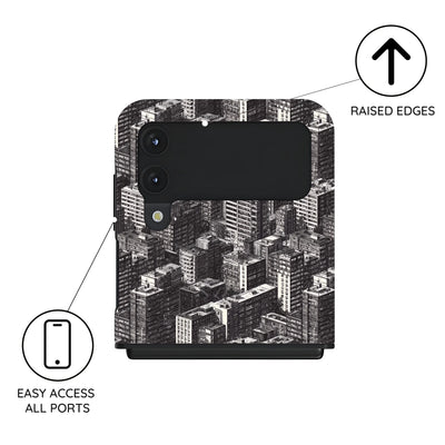 Metropolis Ink - Samsung Galaxy Z Flip 4 Case