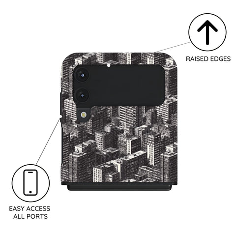 Metropolis Ink - Samsung Galaxy Z Flip 4 Case