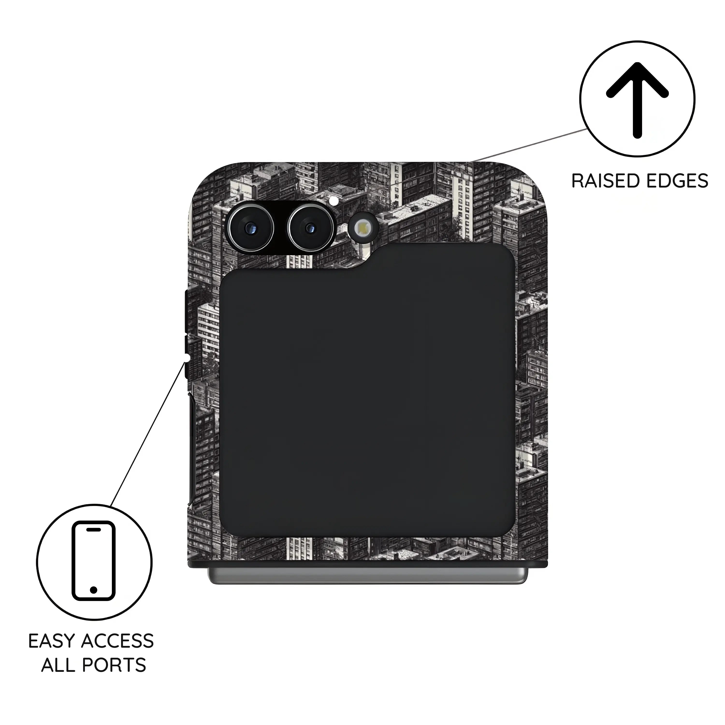 Metropolis Ink - Samsung Galaxy Z Flip 5 Case