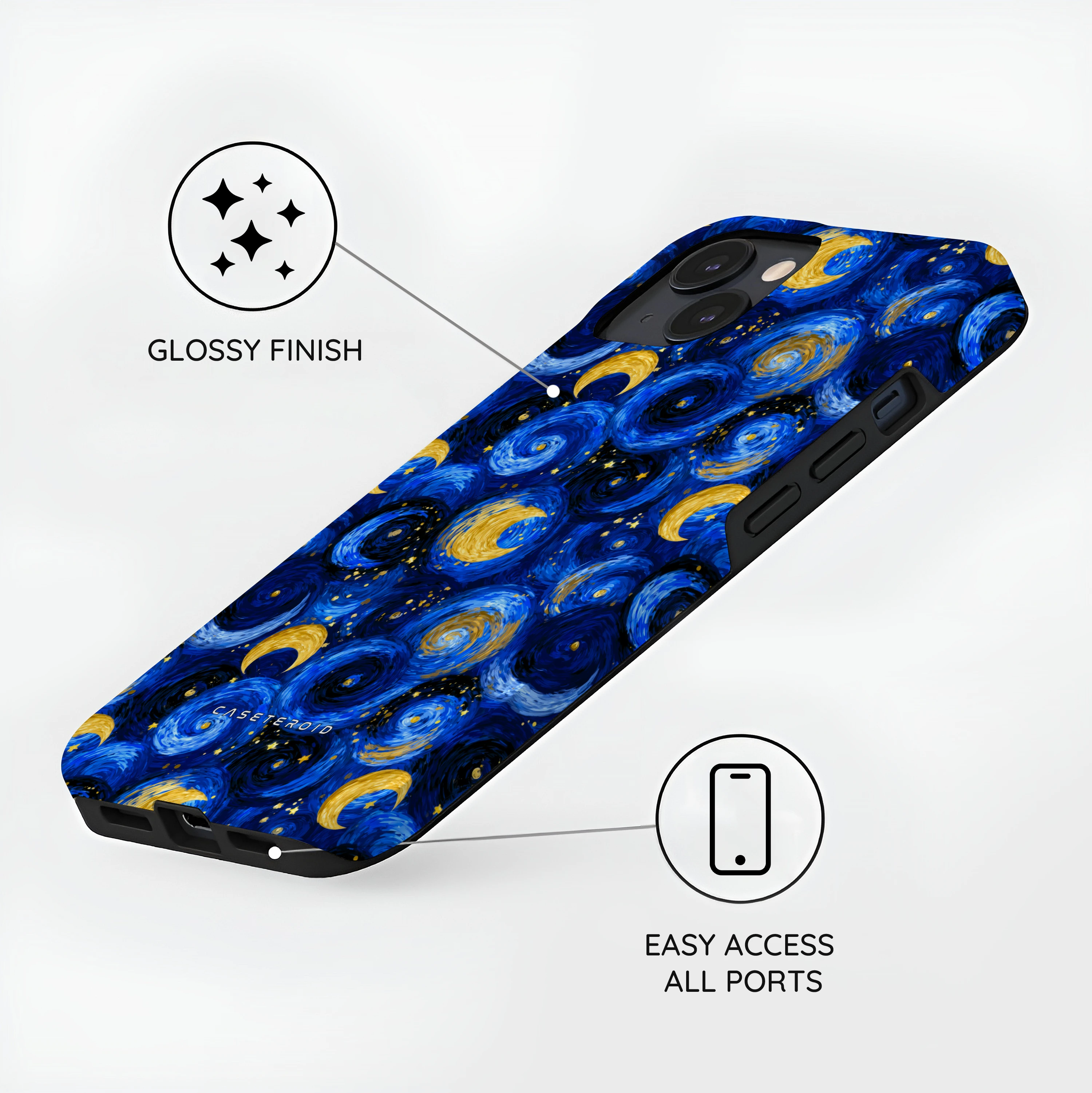 Midnight Sky - iPhone 15 Case