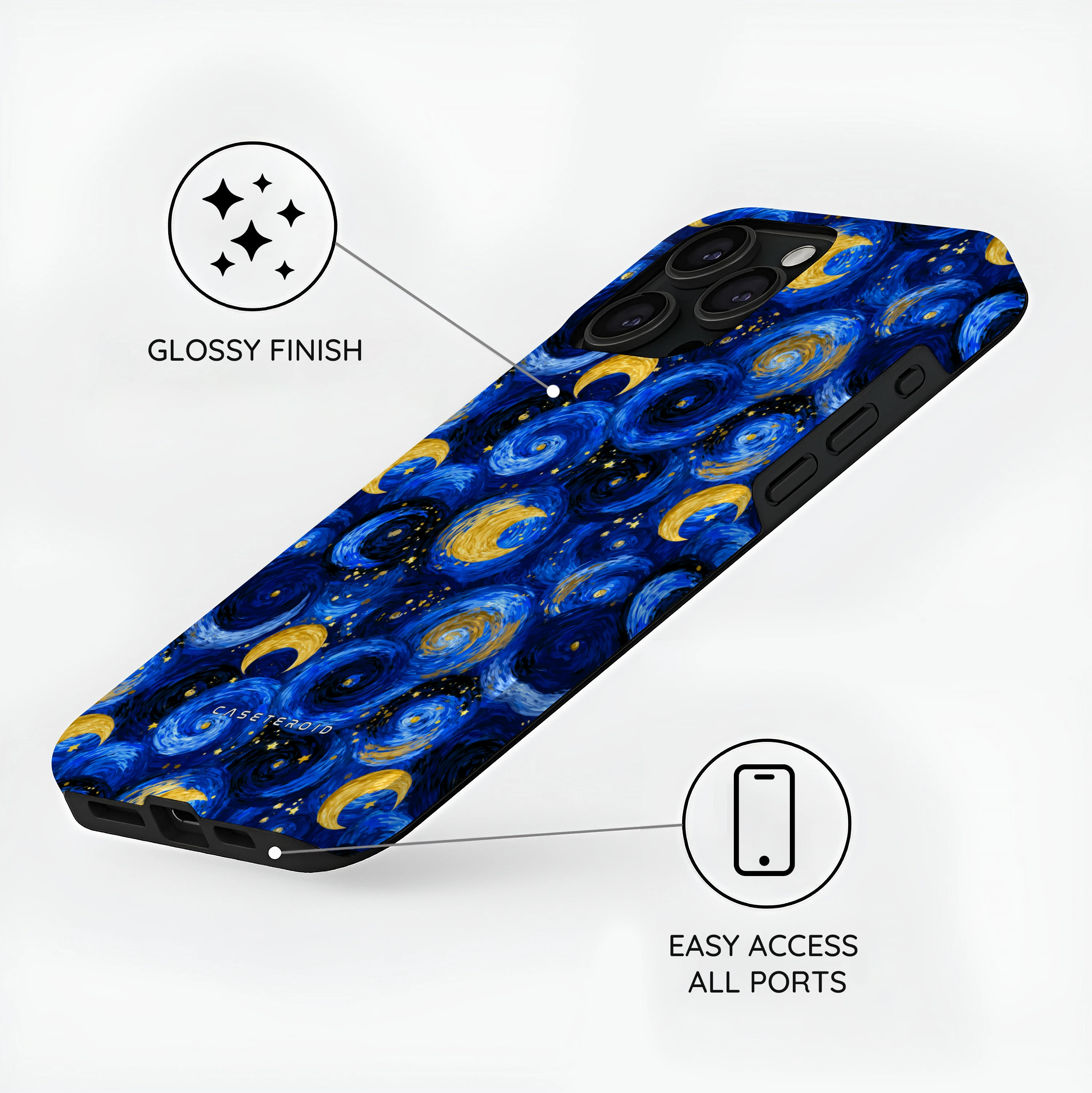 Midnight Sky - iPhone 15 Pro Case