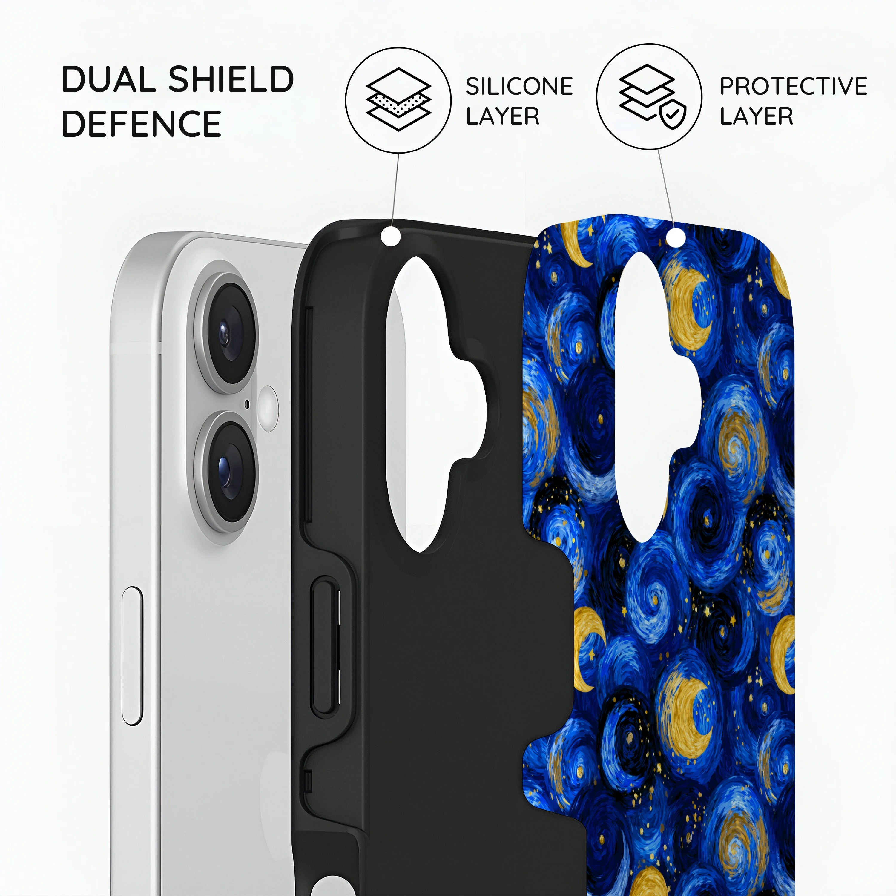 Midnight Sky - iPhone 16 Plus Case