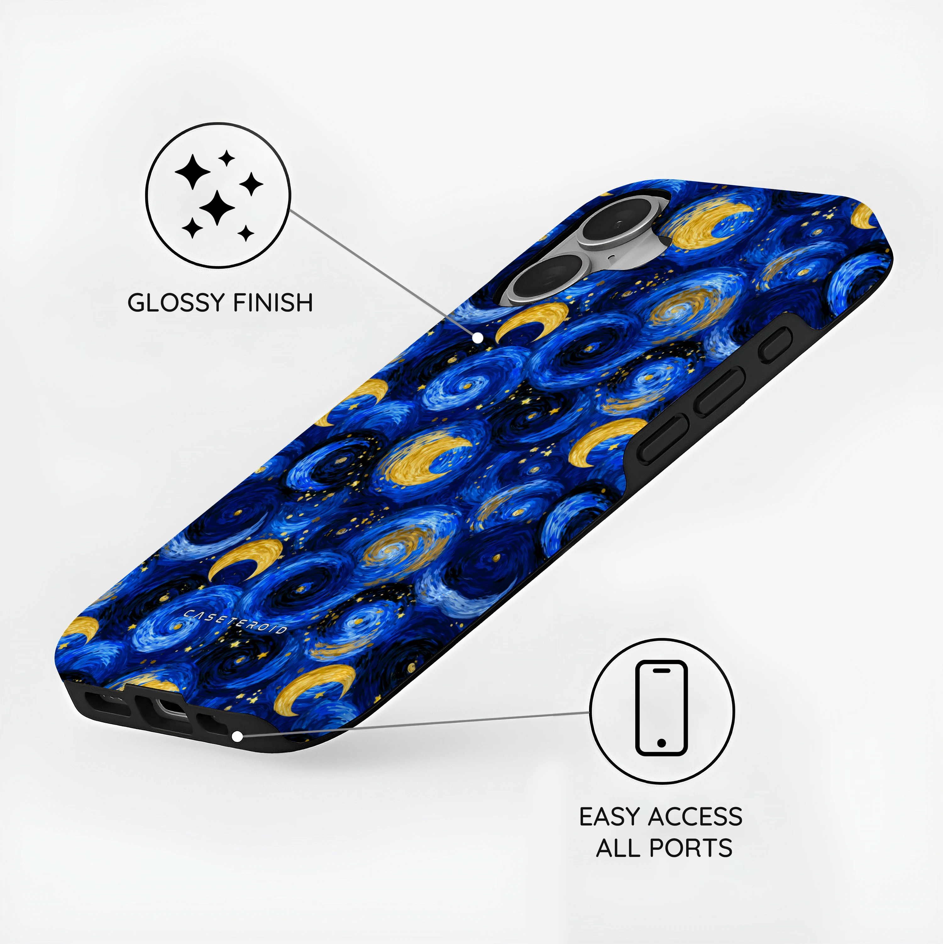 Midnight Sky - iPhone 16 Plus Case
