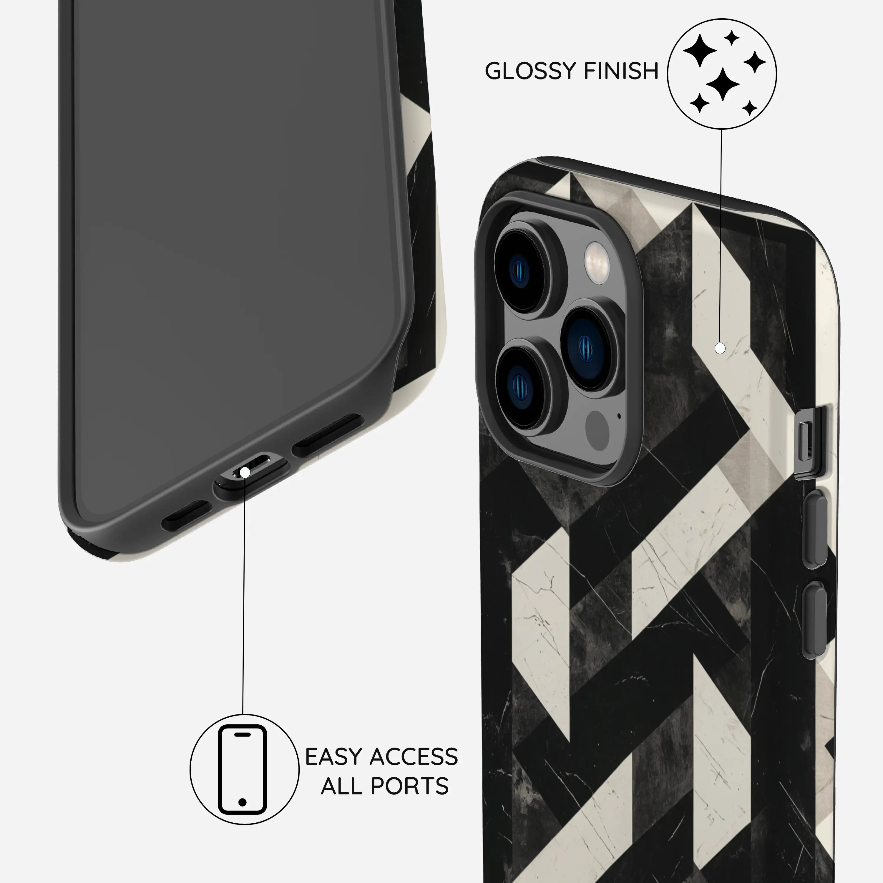 Minimalist Harmony - iPhone 14 Pro Max Case