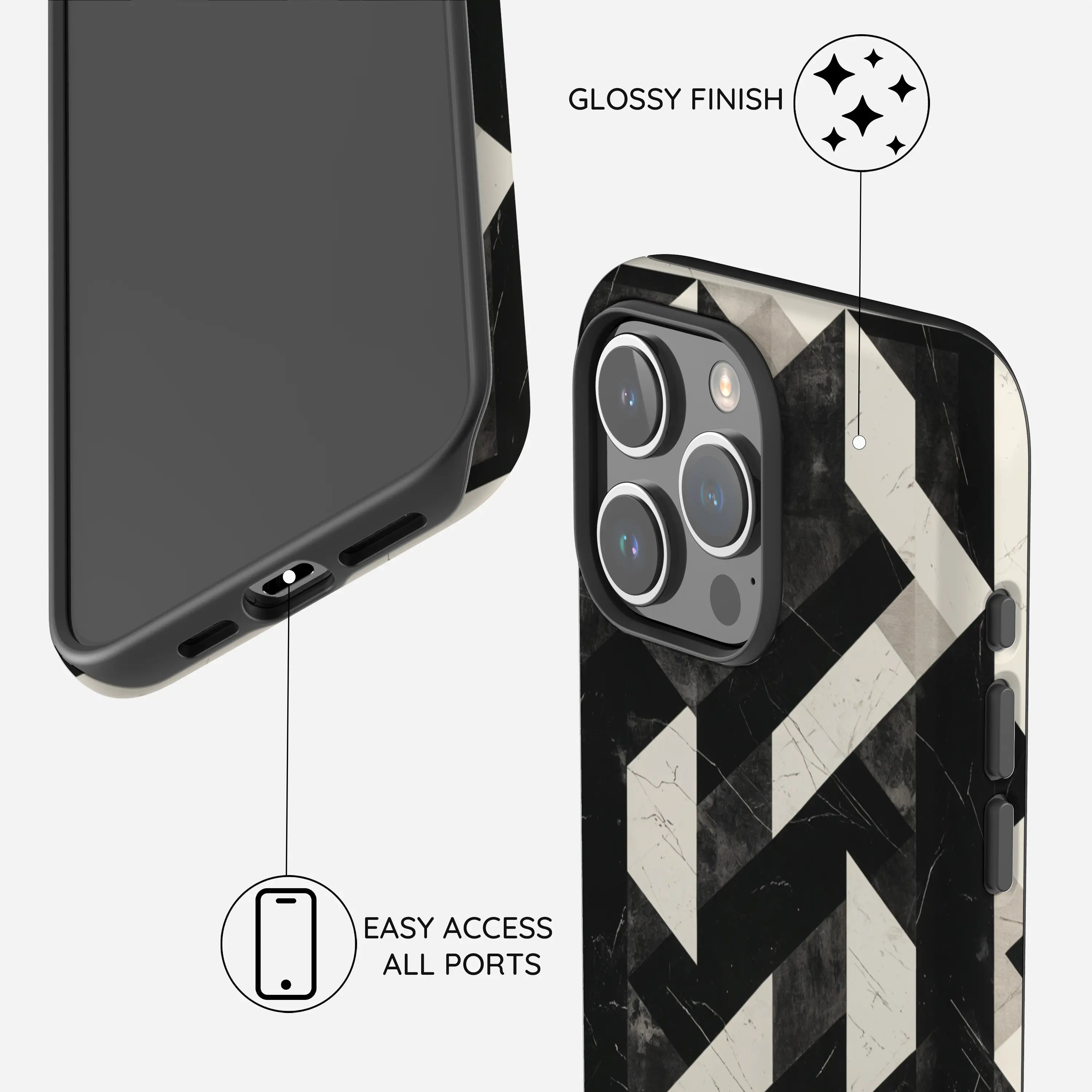 Minimalist Harmony - iPhone 15 Pro Case