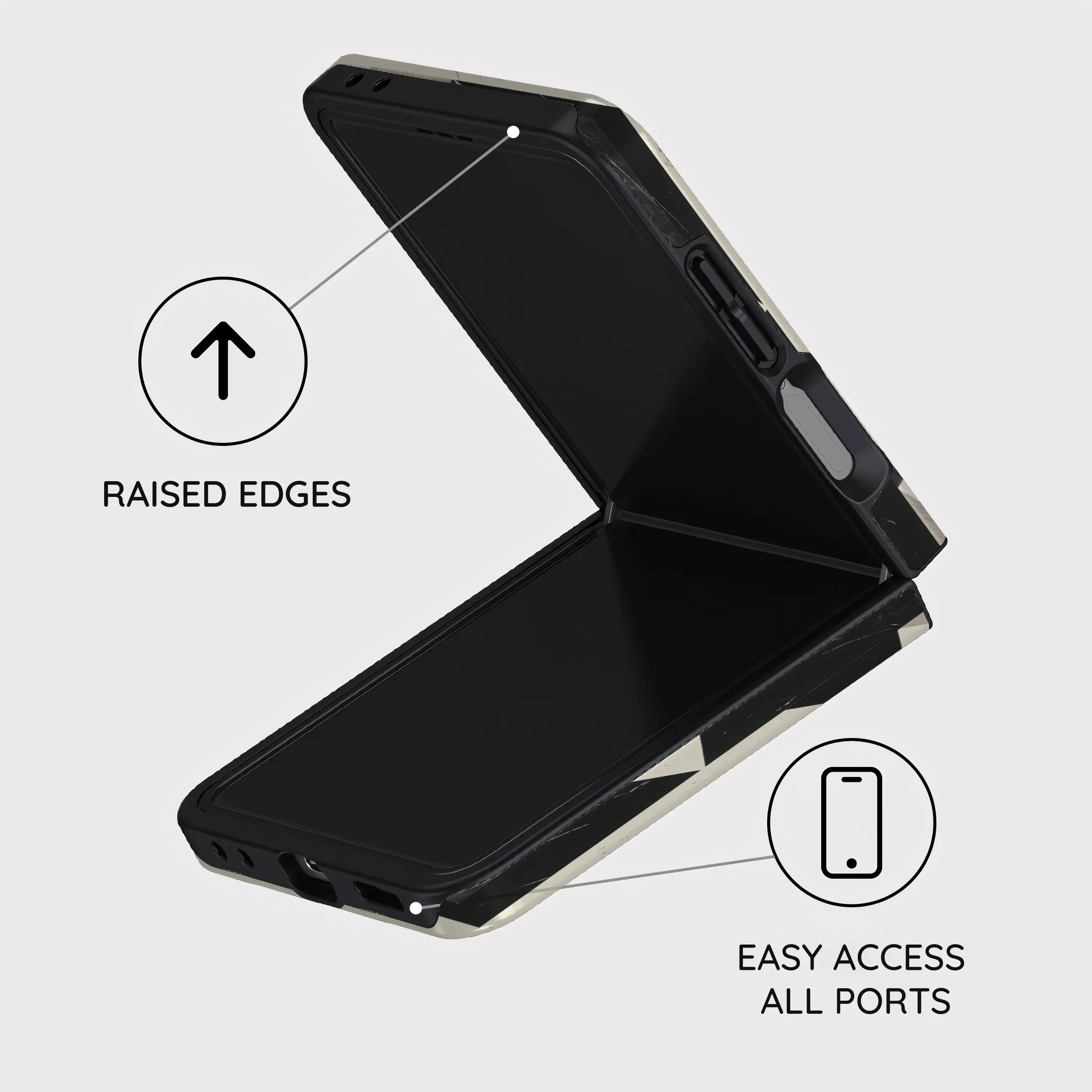 Minimalist Harmony - Samsung Galaxy Z Flip 7 Case
