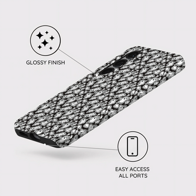 Monochrome Mayhem - Samsung Galaxy S25 Case