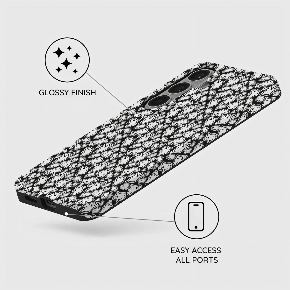 Monochrome Mayhem - Samsung Galaxy S26 Case