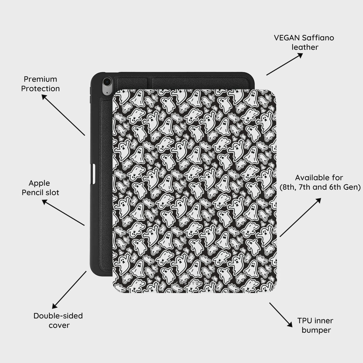Monochrome Mayhem - iPad Air 13 (8th/7th/6th Gen) Case