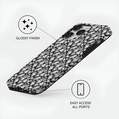 Monochrome Mayhem - iPhone 14 Pro Case