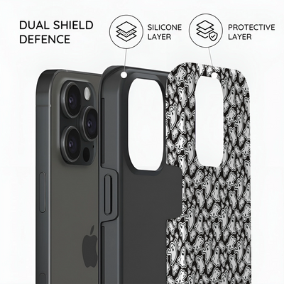 Monochrome Mayhem - iPhone 15 Pro Case