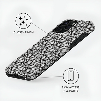 Monochrome Mayhem - iPhone 15 Pro Case