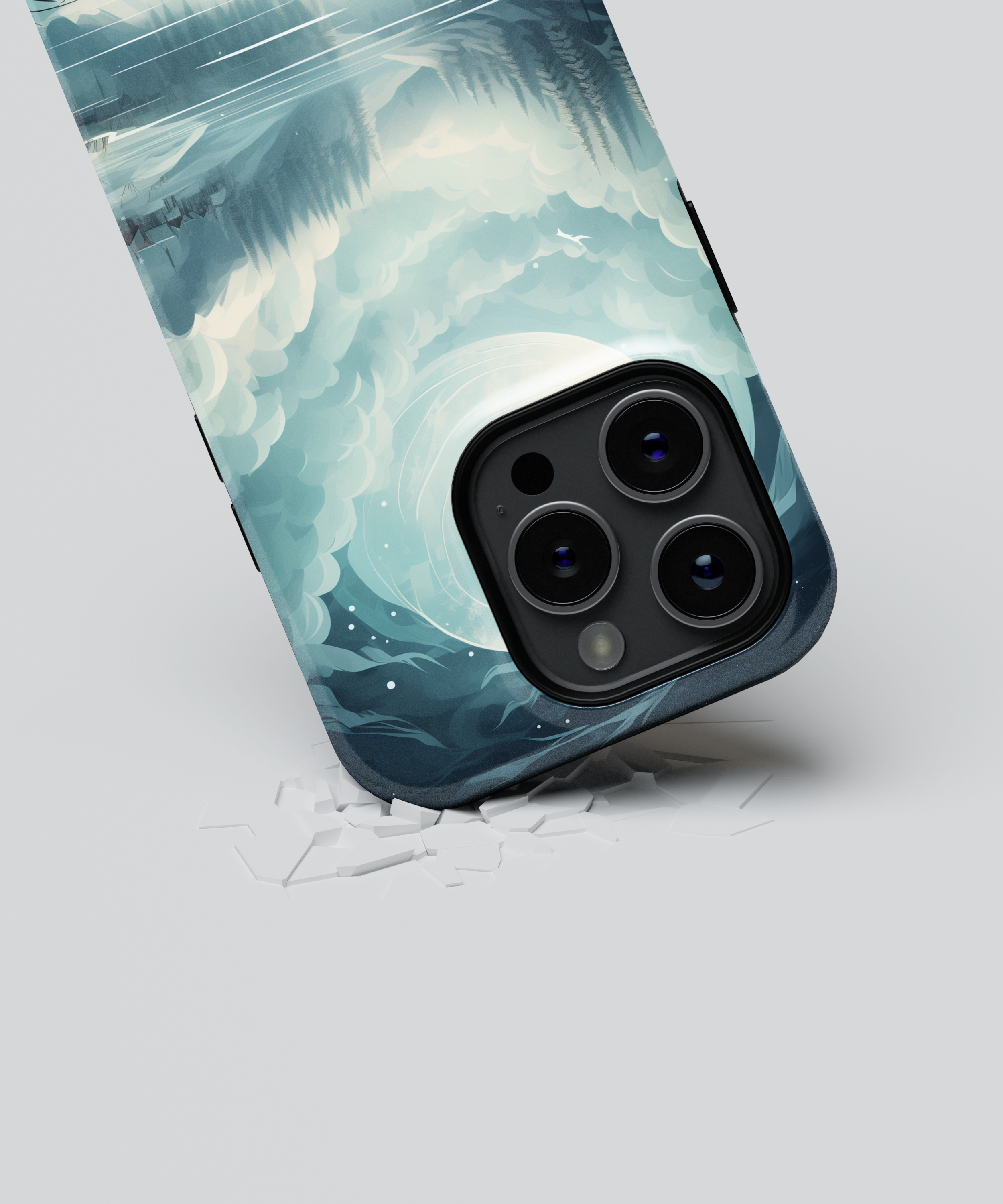 iPhone Tough Case with MagSafe - Moonlit Enchanted Oasis - CASETEROID