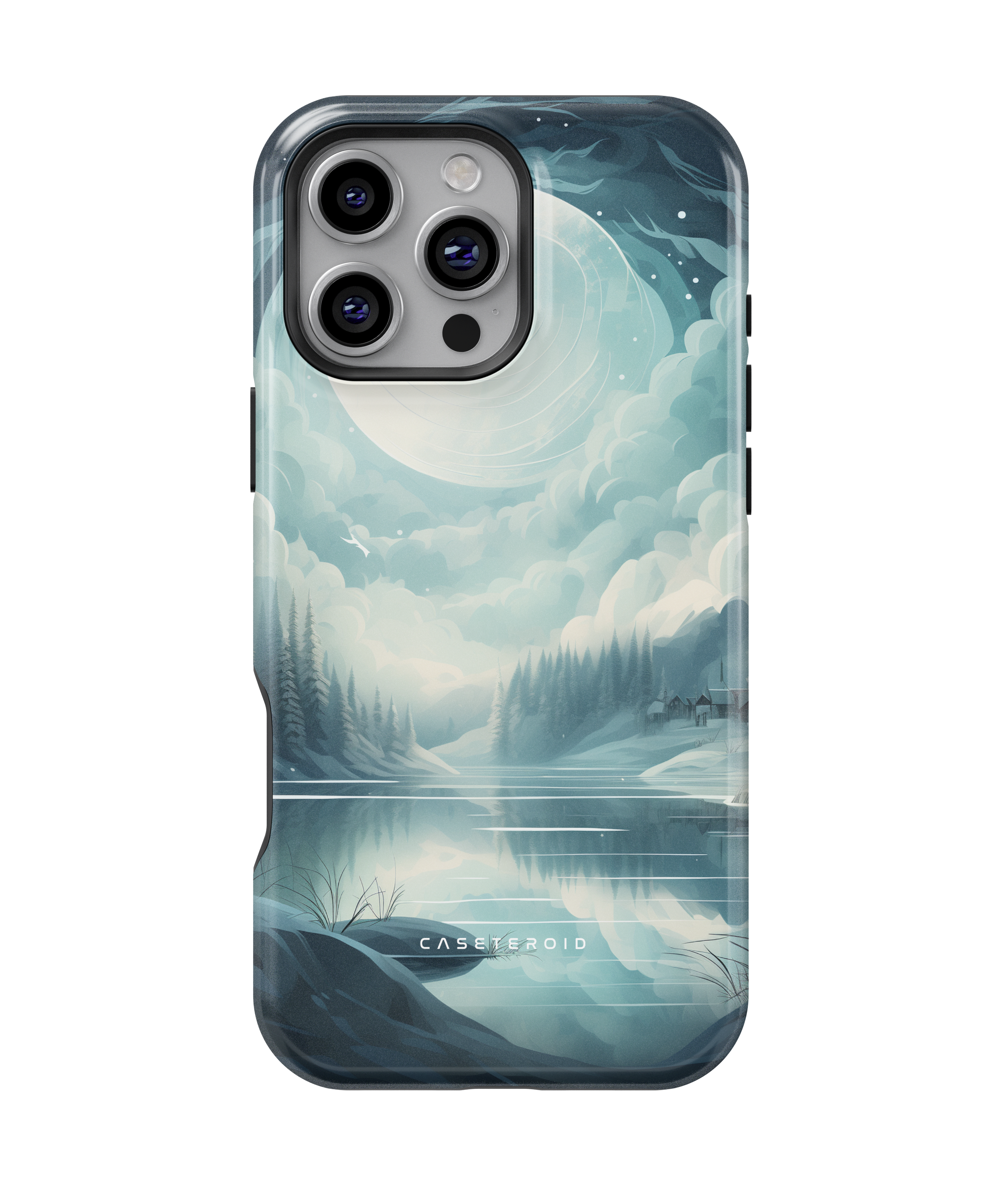 iPhone Tough Case with MagSafe - Moonlit Enchanted Oasis - CASETEROID