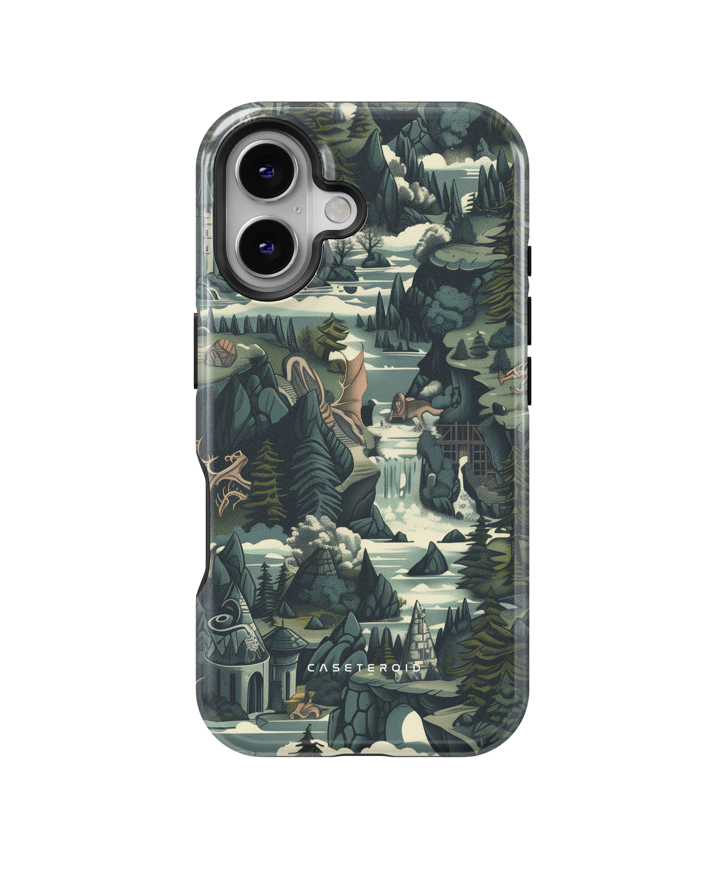 iPhone Tough Case with MagSafe - Mythical Kingdom Tapestry - CASETEROID