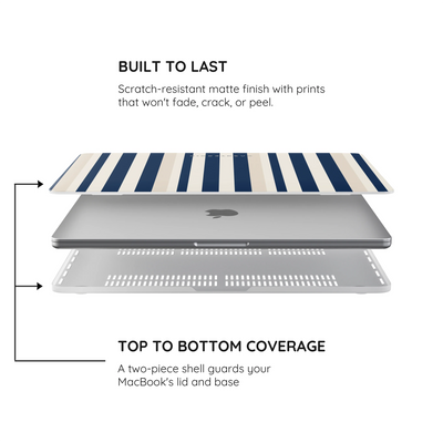 Navy Stripes - MacBook Air Case
