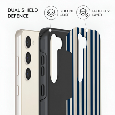 Navy Stripes - Samsung Galaxy S23 Case