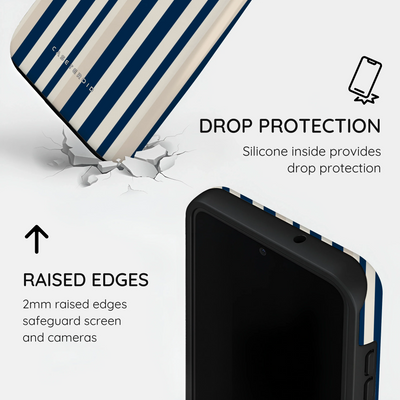 Navy Stripes - Samsung Galaxy S23 Case