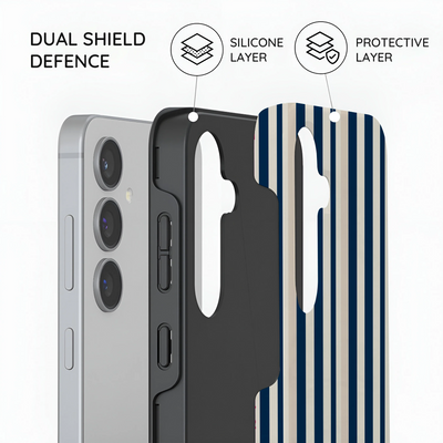 Navy Stripes - Samsung Galaxy S24 Case