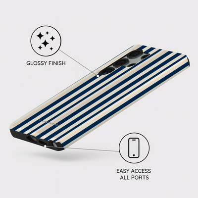 Navy Stripes - Samsung Galaxy S25 Ultra Case