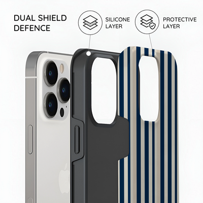 Navy Stripes - iPhone 13 Pro Case