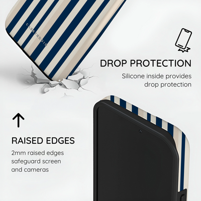 Navy Stripes - iPhone 13 Pro Case