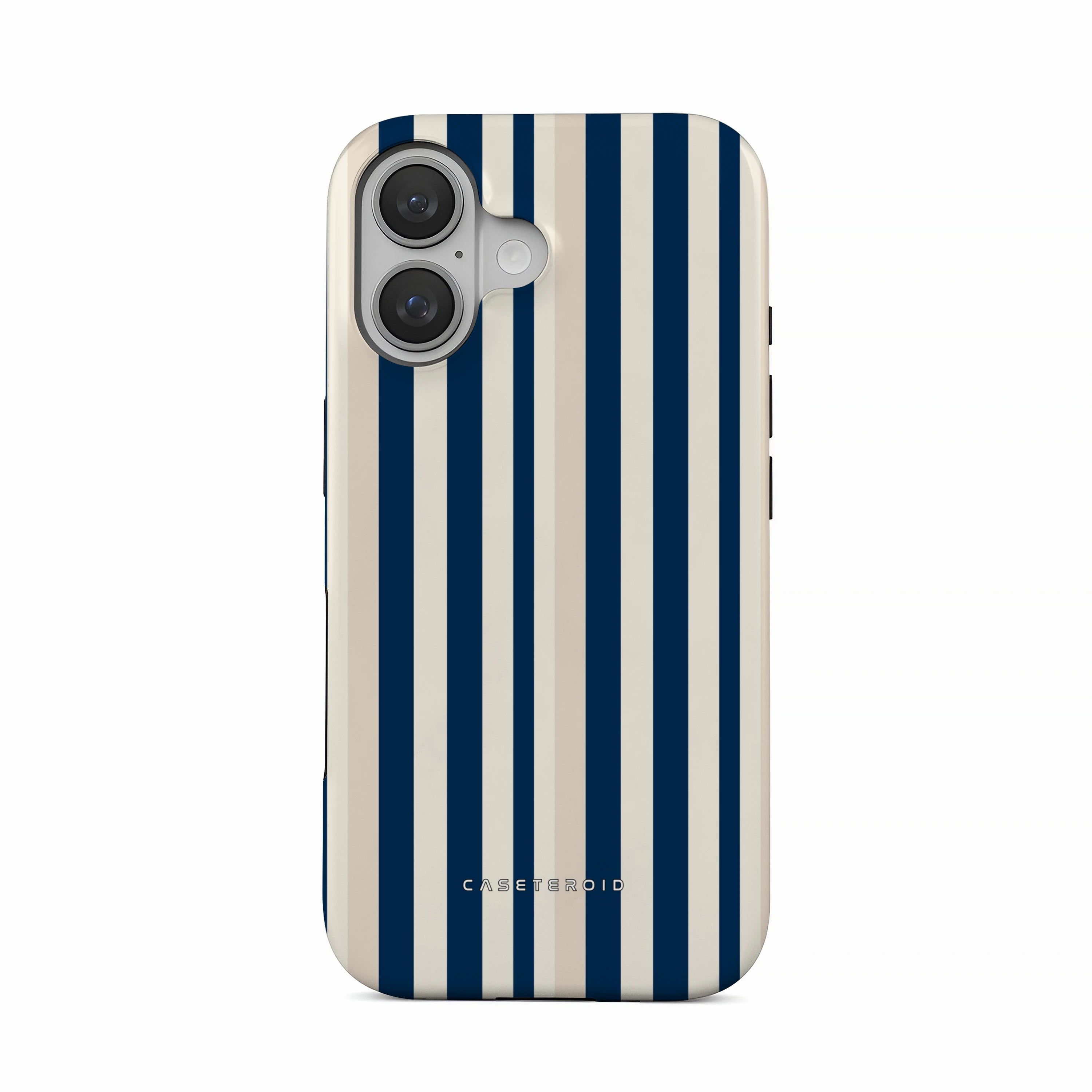 Navy Stripes - iPhone 16 Plus Case