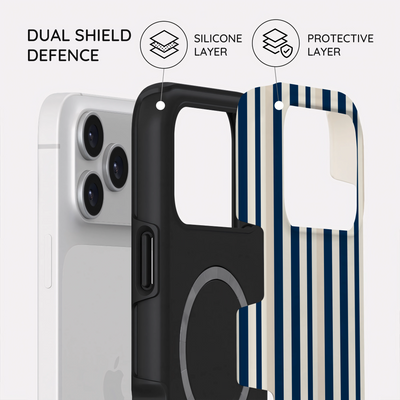 Navy Stripes - iPhone 17 Pro Max Case