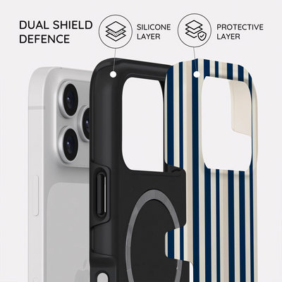 Navy Stripes - iPhone 17 Pro Case