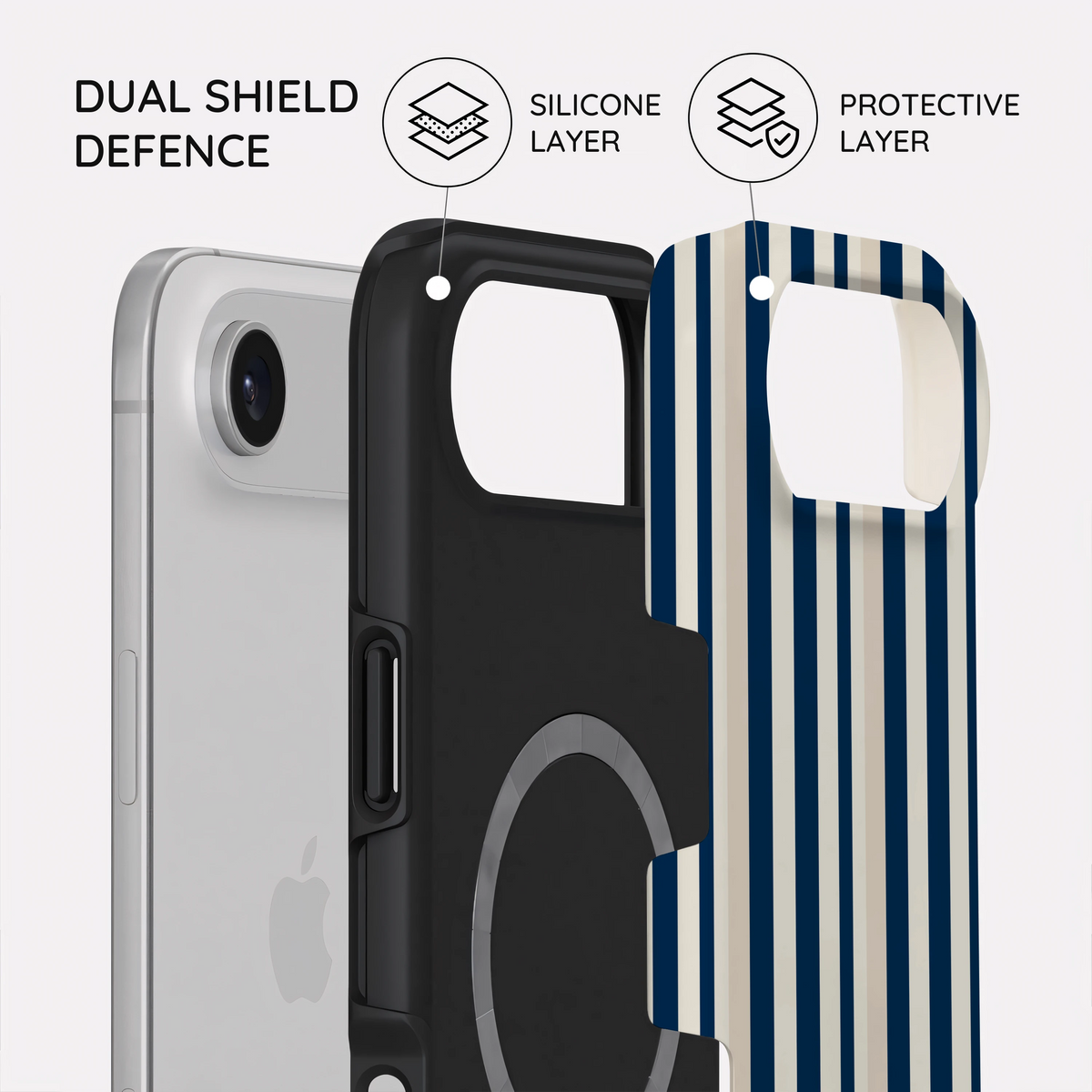 Navy Stripes - iPhone Air Case