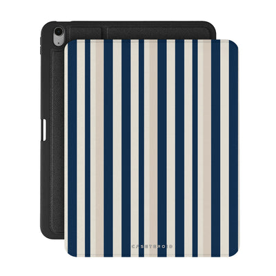 Navy Stripes - iPad Air 13 (8th/7th/6th Gen) Case