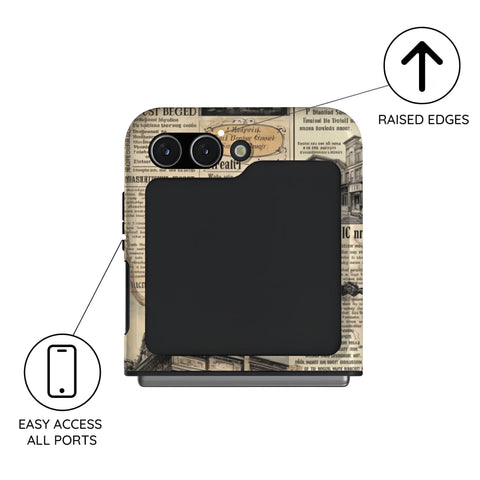 NewsBlend Impress - Samsung Galaxy Z Flip 5 Case