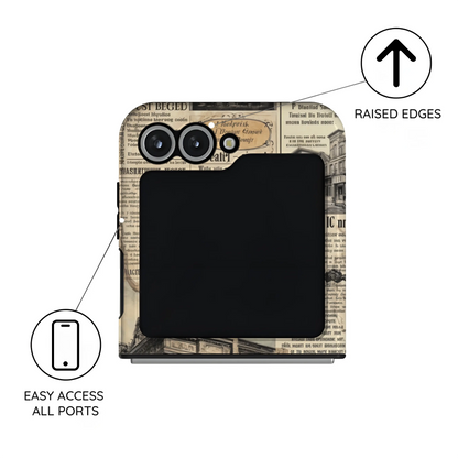 NewsBlend Impress - Samsung Galaxy Z Flip 6 Case