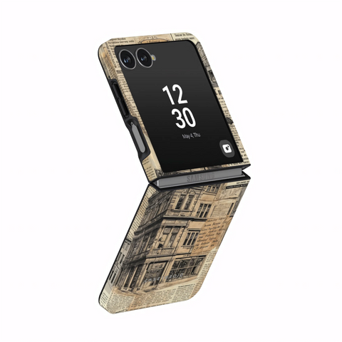 NewsBlend Impress - Samsung Galaxy Z Flip 7 Case