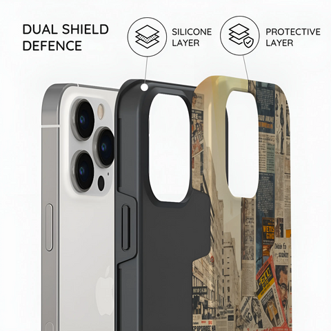 Newsprint Chronicles - iPhone 13 Pro Case