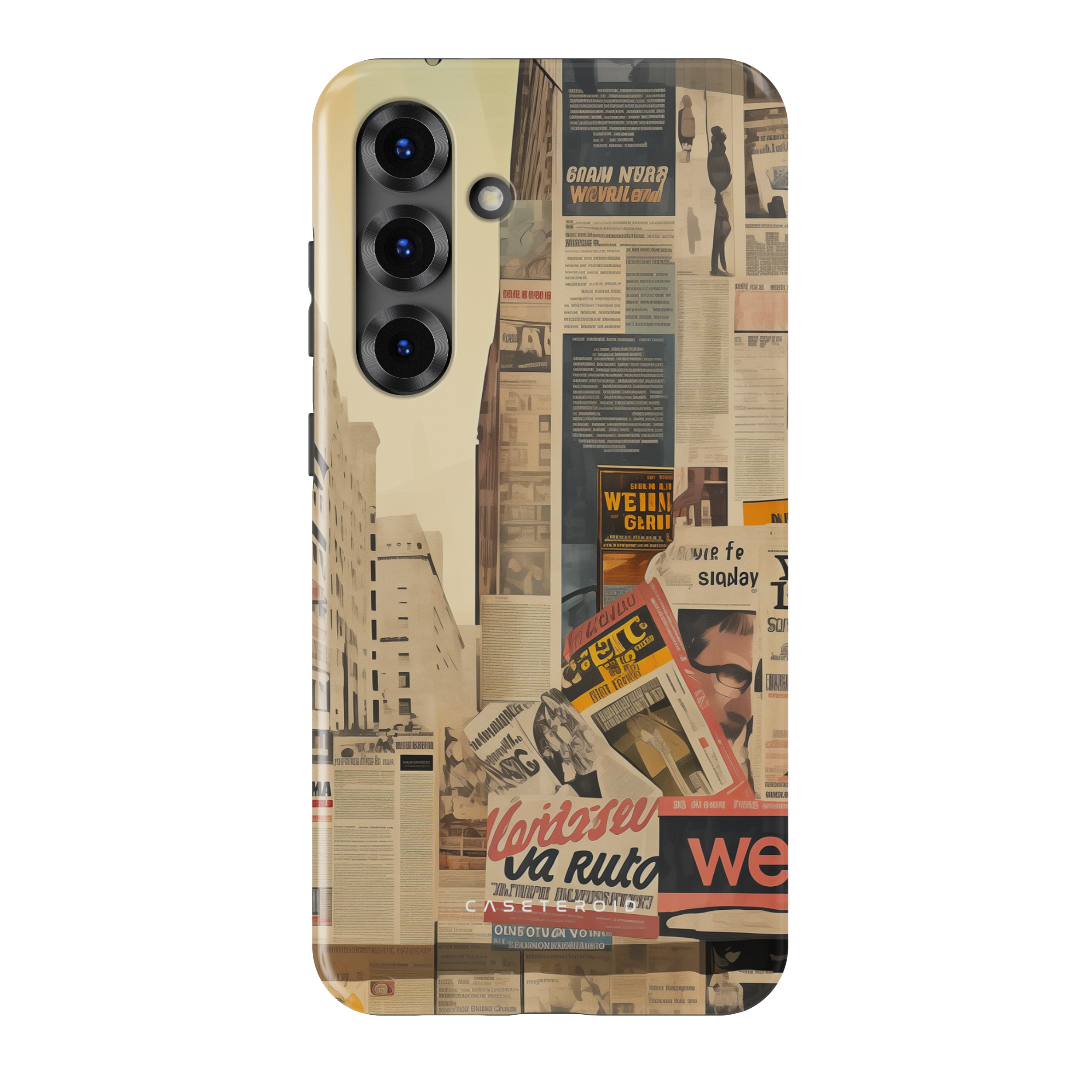 Newsprint Chronicles - Samsung Galaxy S25 Plus Case