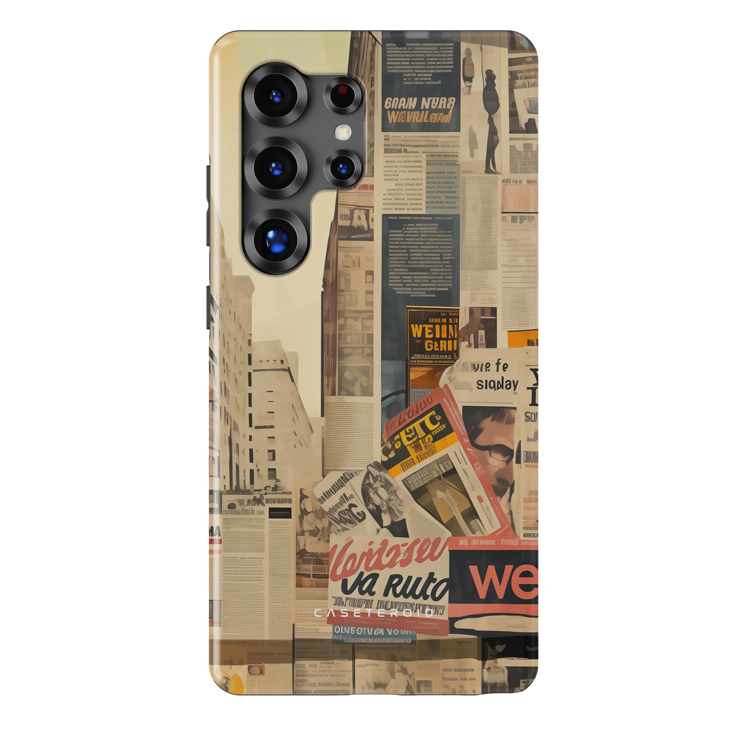 Newsprint Chronicles - Samsung Galaxy S25 Ultra Case