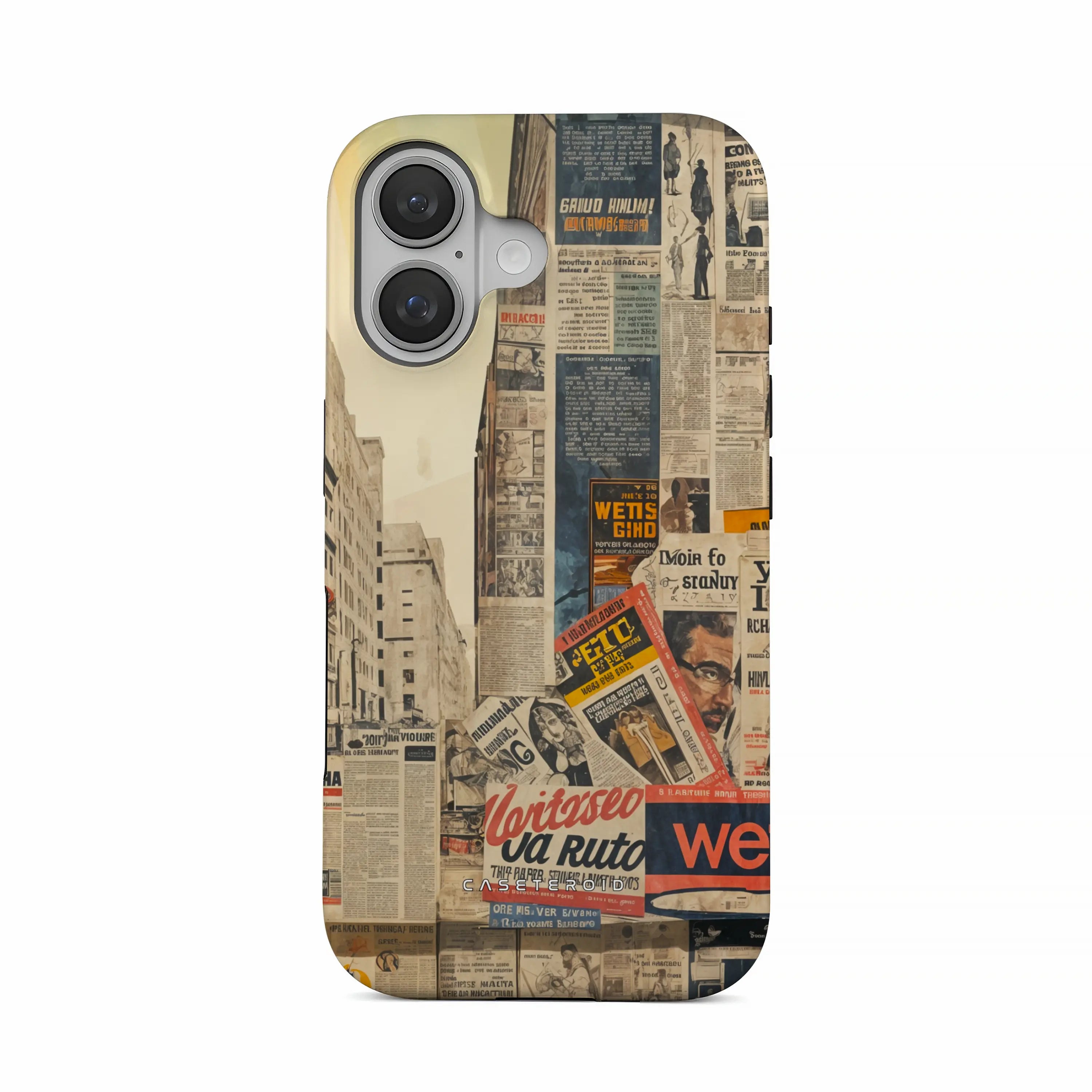 Newsprint Chronicles - iPhone 16 Case