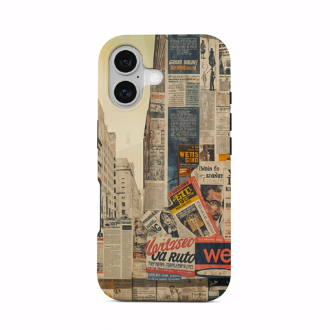 Newsprint Chronicles - iPhone 17 Case
