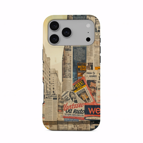 Newsprint Chronicles - iPhone 17 Pro Max Case