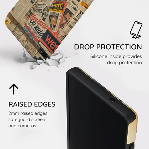 Newsprint Chronicles - Samsung Galaxy S25 Ultra Case
