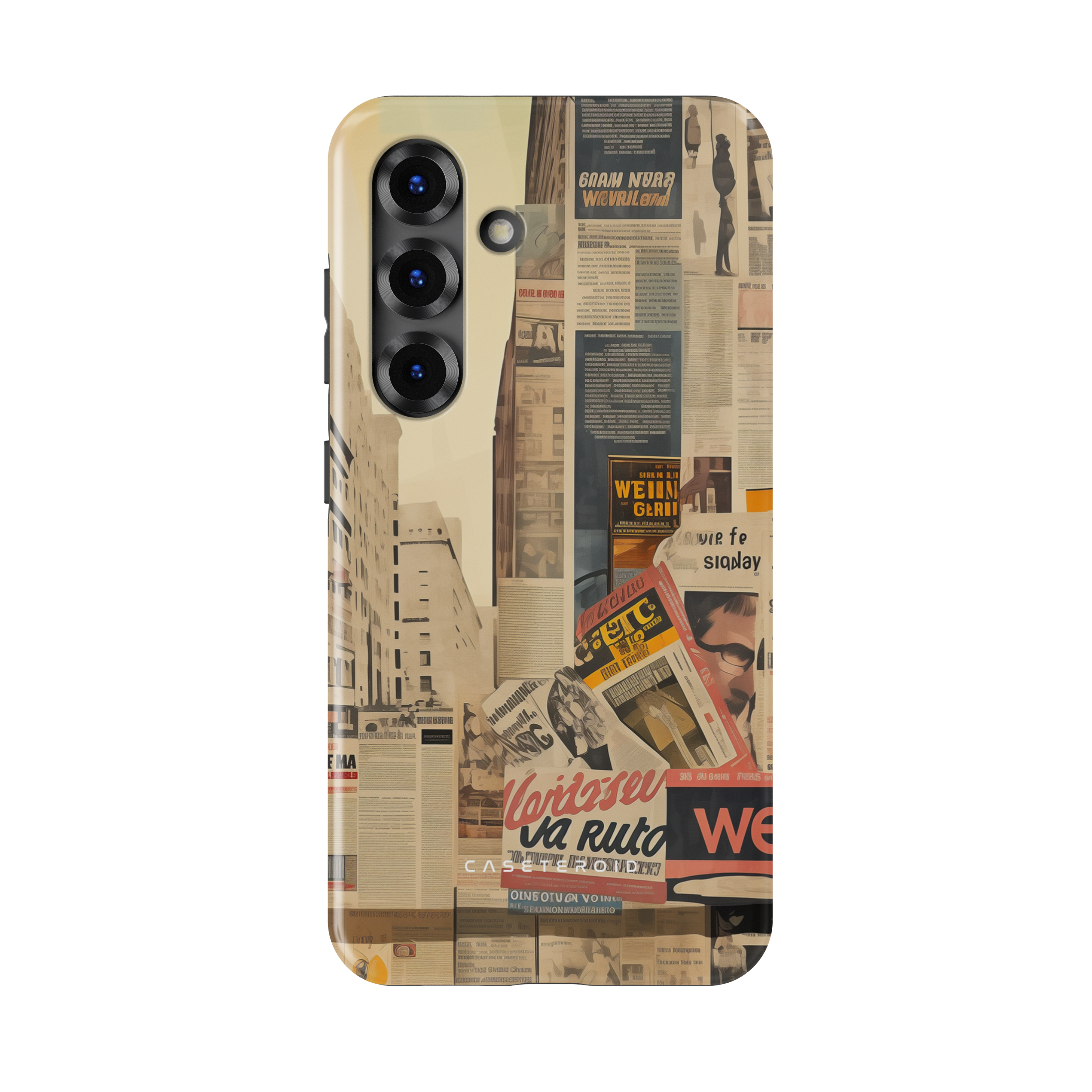 Newsprint Chronicles - Samsung Galaxy S25 Case