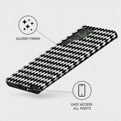 Noir Diamonds - Samsung Galaxy S23 Ultra Case