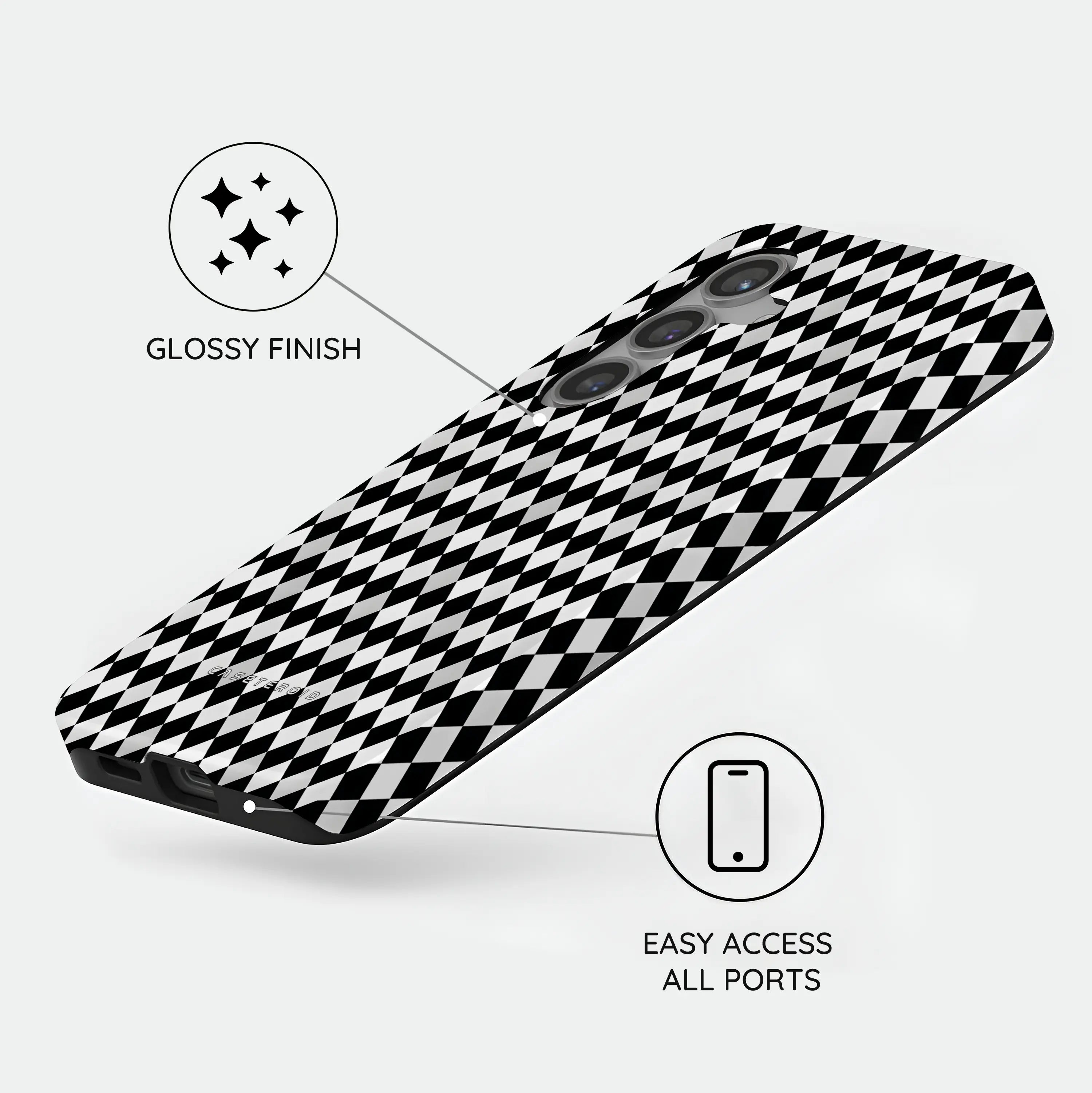 Noir Diamonds - Samsung Galaxy S24 Case