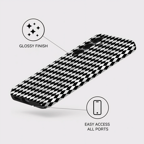 Noir Diamonds - Samsung Galaxy S25 Plus Case