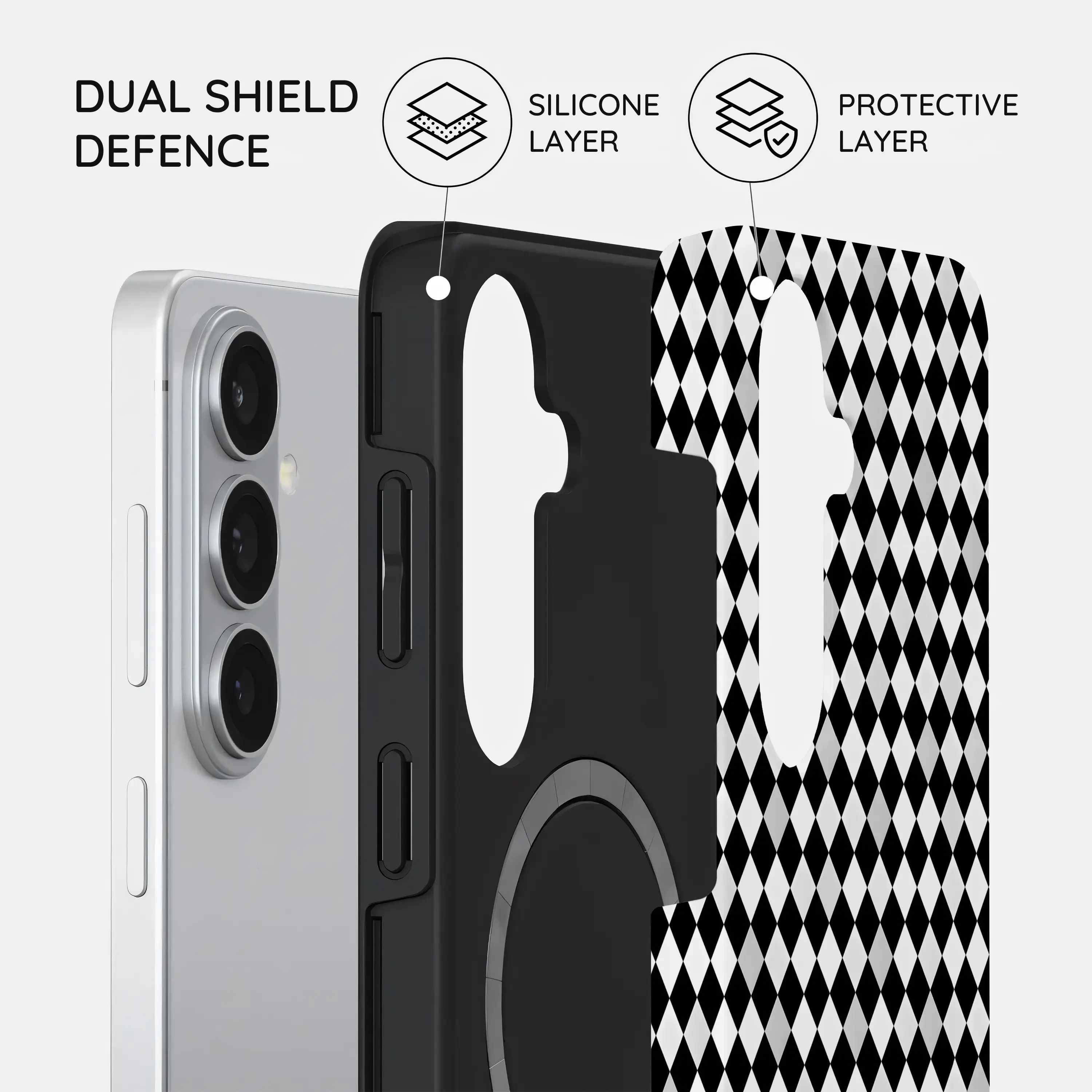 Noir Diamonds - Samsung Galaxy S26 Plus Case