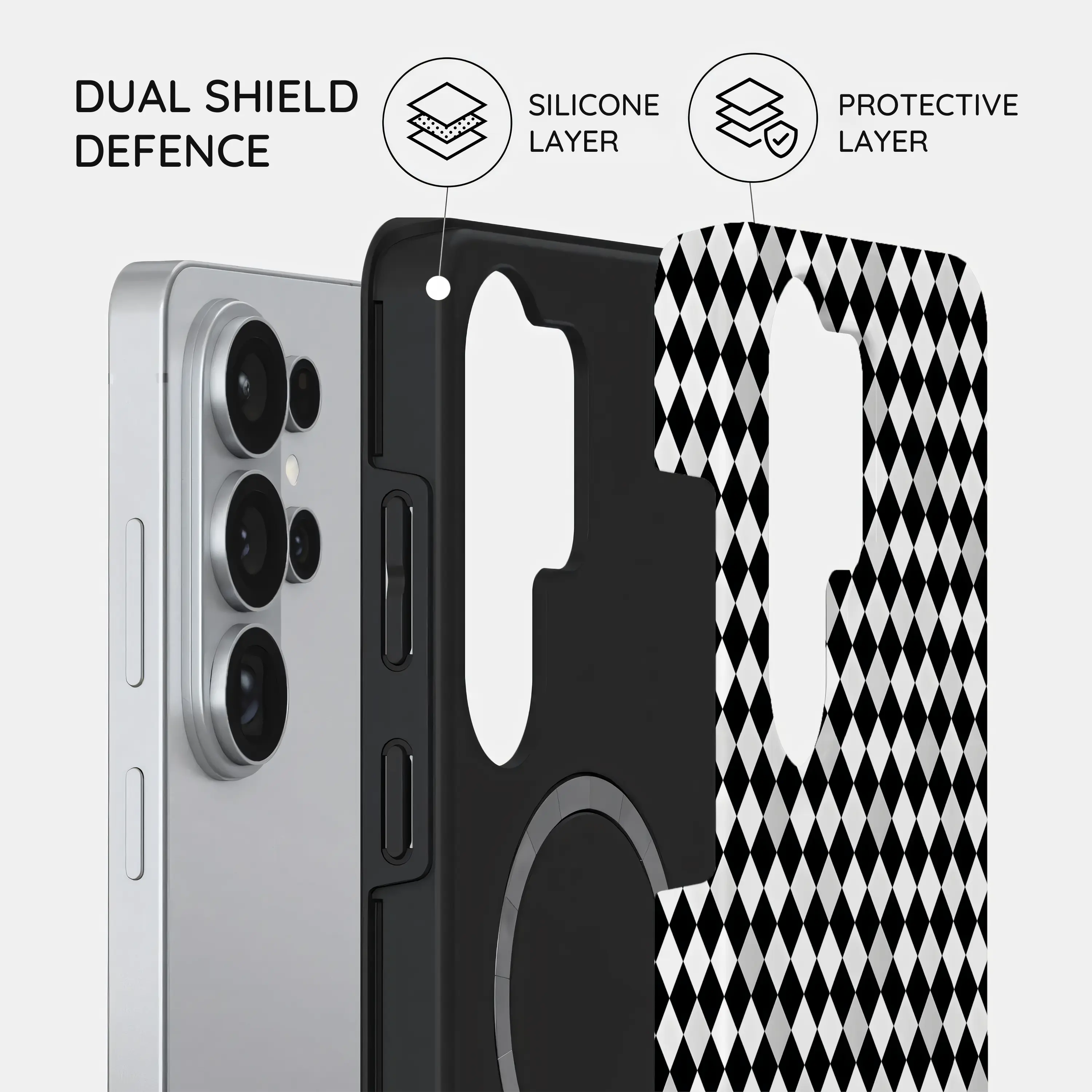 Noir Diamonds - Samsung Galaxy S26 Ultra Case